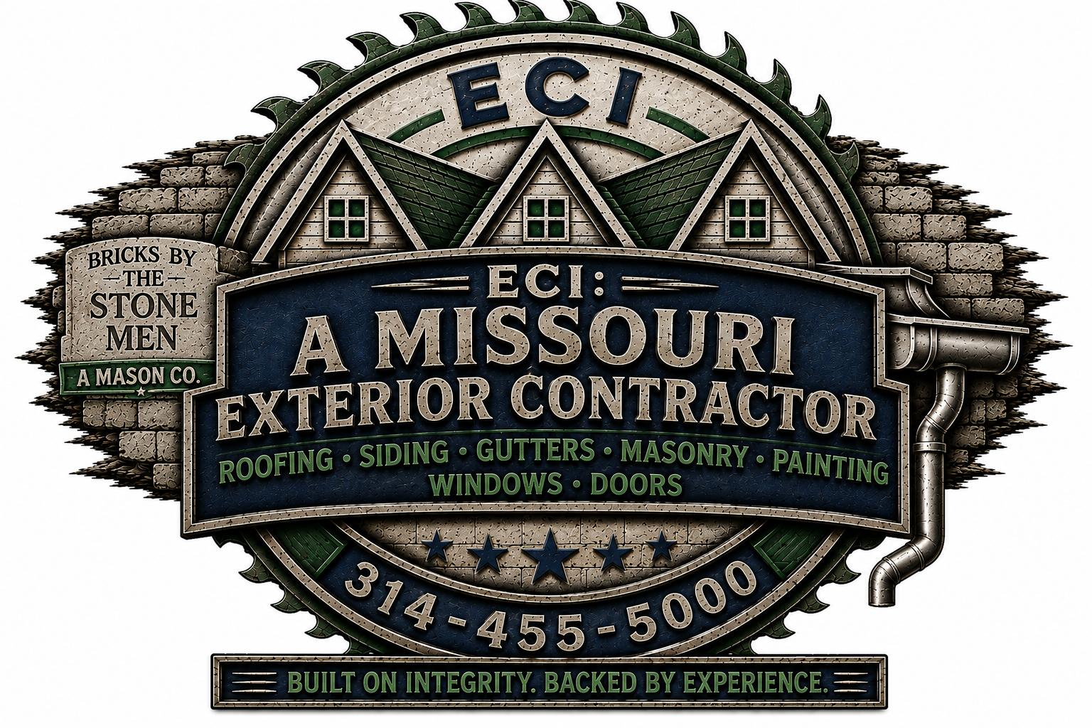 ECI: A Missouri Exterior Co.  logo