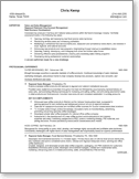 Example resume Mid-Level Professional; Multiple Employer