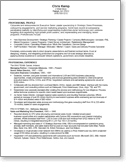 Example resume Seasoned Professional; Multiple Employers